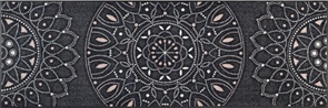 Wohnmatte für den Hausflur Wash+Dry Purnima grey Grösse 60x180cm
