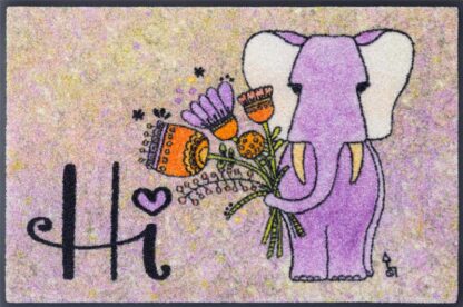 Fussmatte Rollin Art "Lucky Elephant" 50x75 – Bild 3