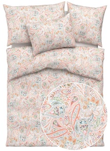 Feinsatin Bettwäsche Tamara-R Selection Betty mit zartem Paisley-Motiv