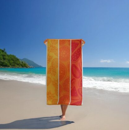 Badetuch - Strandtuch "Frutti" mit Früchten – Bild 3