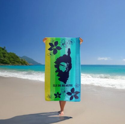 Badetuch - Strandtuch "Ibisco" Korsika – Bild 3