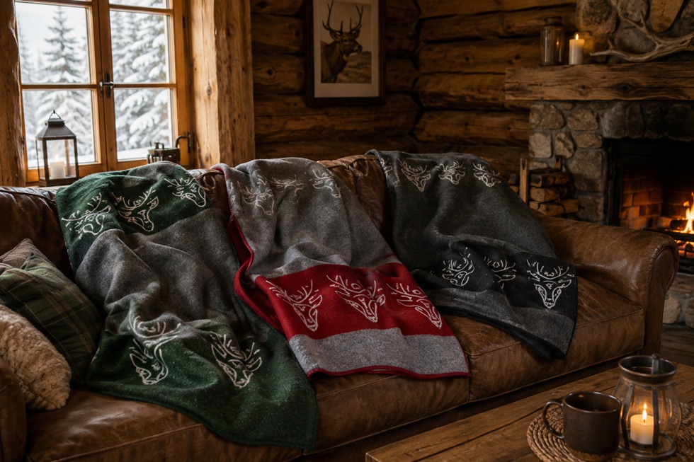 Wohndecke Zernez mit Hirsch-Motiv – Bild 2