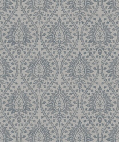 Damast-Tencel Bettwäsche Black-Premium Grau "Filigrane Ornamente" – Bild 5