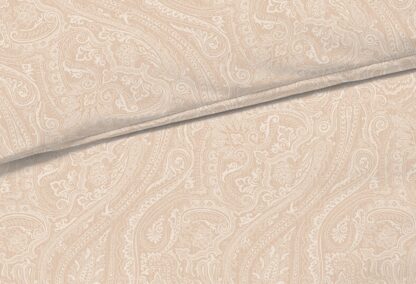 Flanell Bettwäsche-Garnitur Fleuresse Lech-Beige "Paisley" – Bild 4