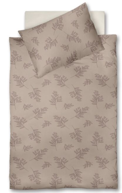 Flanell Bettwäsche-Garnitur Fleuresse Sand "kunstvolle Rosen" – Bild 4
