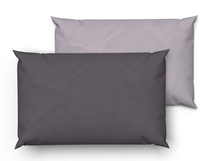 Bambus Uni-Bettwäsche Lotus Doubleface "Dunkelgrau" – Bild 4