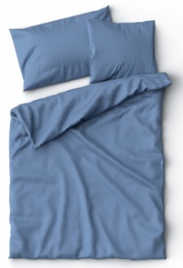 Uni-Bettwäsche Lotus Bambus Farbe ozean