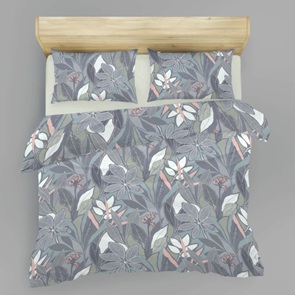 Satin Bettwäsche LaBelle Paradiso Allover aus 100% Baumwolle