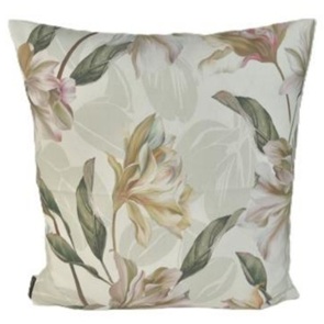 Zierkissen mit elegantem Blumenmotiv in der Farbe altrose-321 Grösse 48x48cm