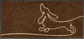 Fussmatte Wash+Dry Daydreamer mit Dackel 35x75cm
