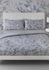 Satin Wendebettwäsche Mirabello Orient Wende mit zartem Blumenmotiv