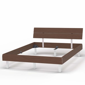 Bettrahmen Softsleep Melody walnuss