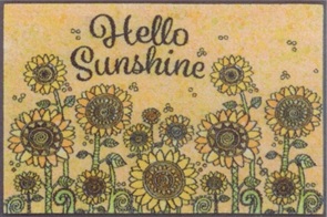 Türvorleger Sunny Field Grösse 50x75cm mit Sonnenblumen