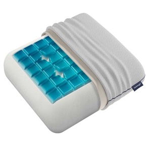 Technogel Reisekissen Living Deluxe für kühlenden Schlaf Unterwegs und im Büro