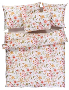 Feinsatin Bettwäsche Tamara-R Be Cosy Randy orange aus 100% feinster Mako-Baumwolle