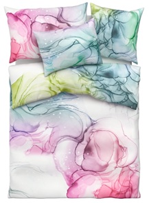 Feinsatin Bettwäsche Tamara-R Selection Katinka mit zartem Farbverlauf