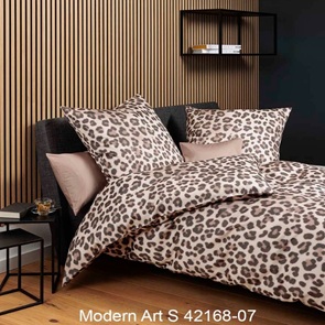 Satin Bettwäsche Janine modern-art mit trendigem Leopardenmuster