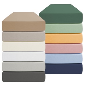 Boxspring Jersey-Fixleintuch Home-Fashion Platinum