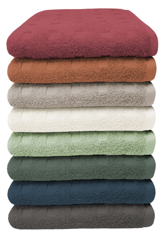 Frottierwäsche "Quadro" Uni-Farben – Bild 2