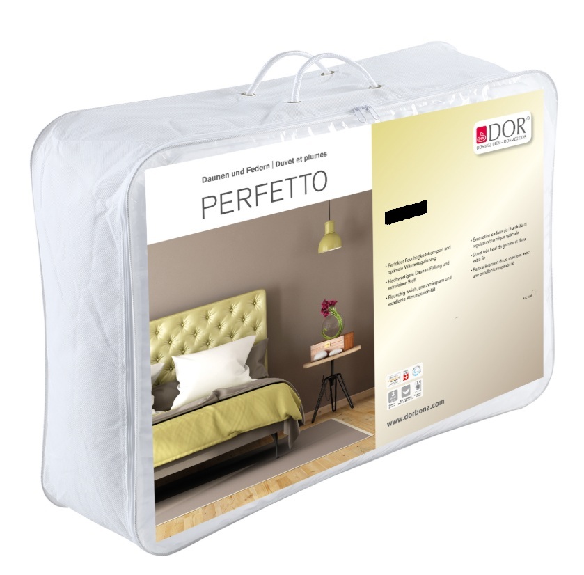 Daunen 3-Kammer-Kissen DOR PERFETTO "medium" – Bild 2