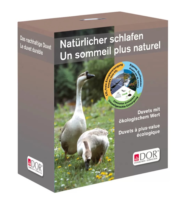 Daunenduvet DOR DAVOS-BIO "Leicht-Duvet" – Bild 2