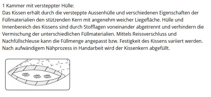 Leinen-Kissen DOR LINUM "adjustable" – Bild 5