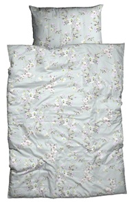 Satin-Bettwäsche Nobilium Nala mit zartem Blumendesign