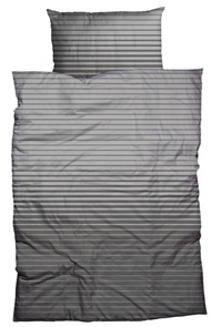 Satin-Bettwäsche Nobilium Weilo mit maskulinem Streifendessin