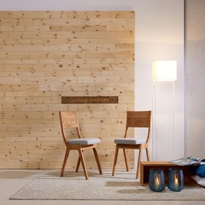 Massivholz-Stühle Dolomit mit oder ohne Polster