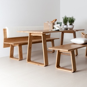 Wohncollection Colonia mit Esstisch und Sitzbänken