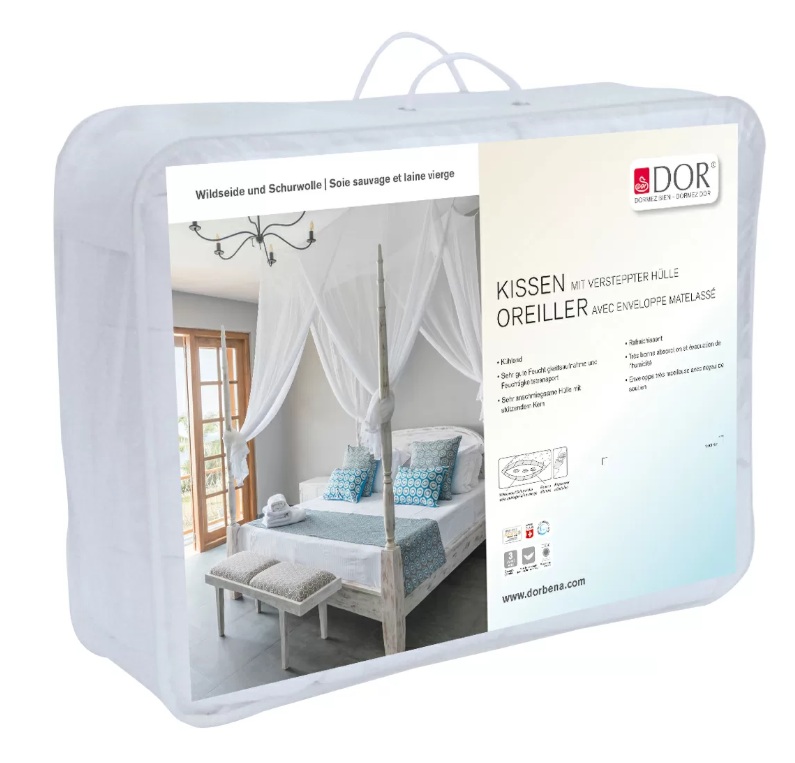 Wildseiden-Kissen DOR NOEMI "adjustable" – Bild 2