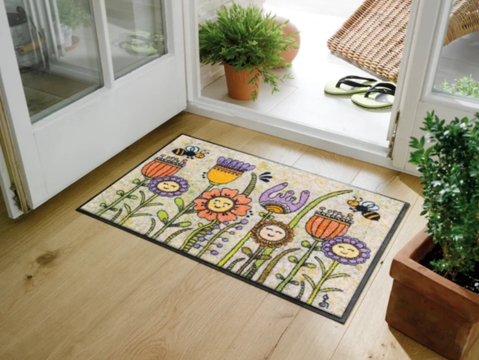 Fussmatte Rollin Art "Frindly Flowers" 50x75 – Bild 3