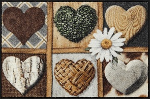Türvorleger Salonlöwe Nature Love mit Sujet voller Herzen