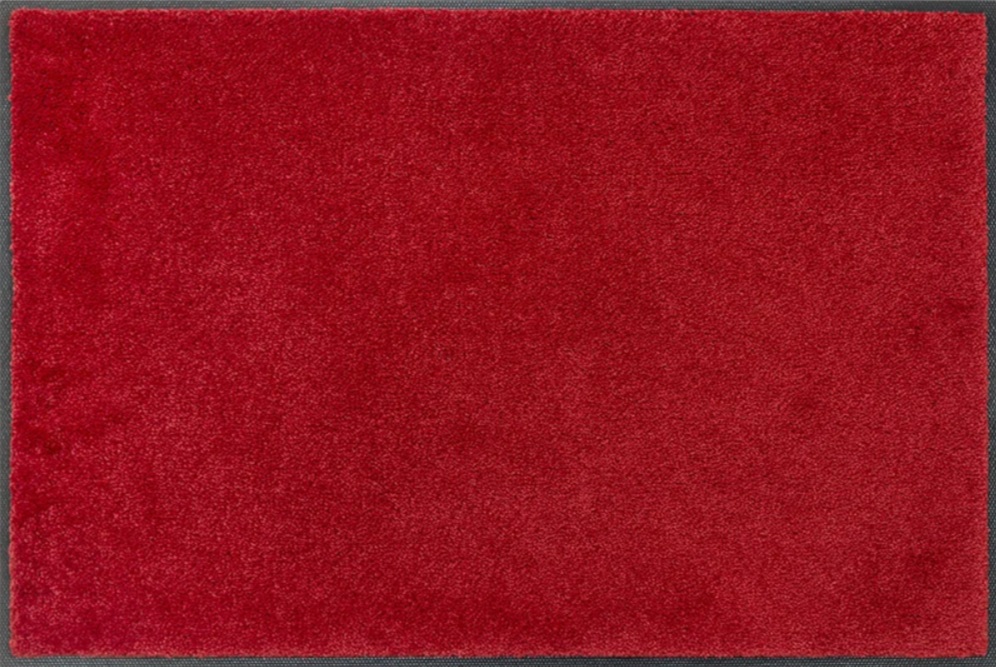 Uni-Fussmatten "Monocolour" Regal-Red – Bild 2