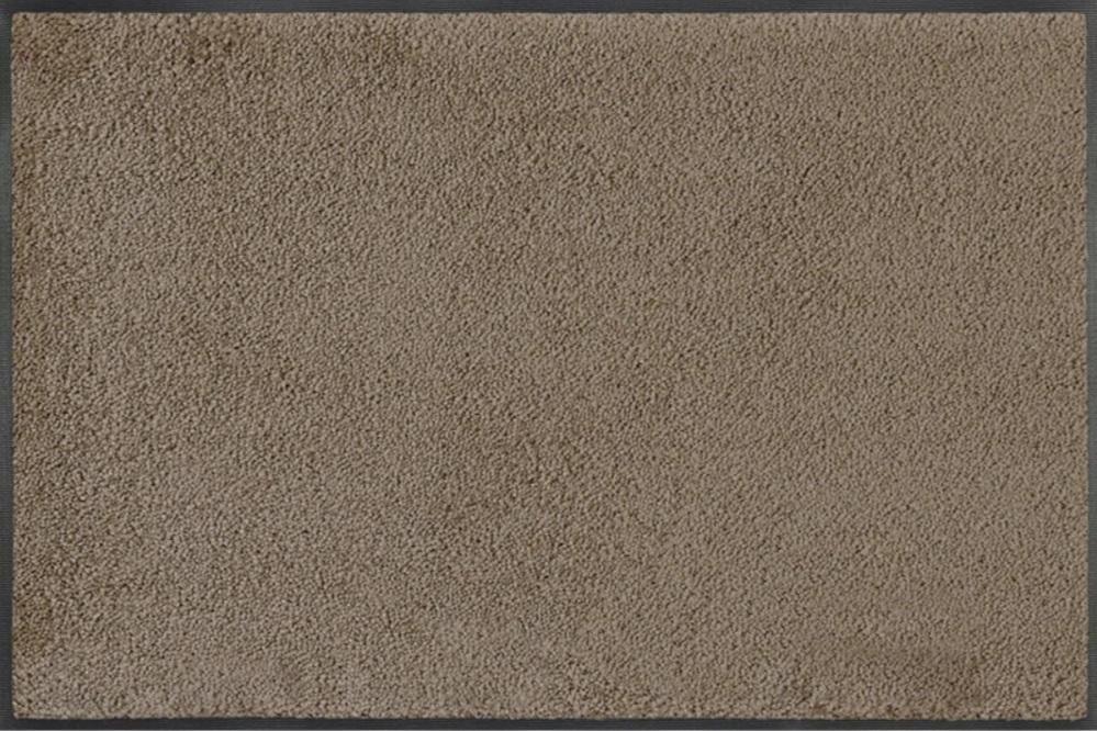 Uni-Fussmatten "Monocolour" Taupe – Bild 2