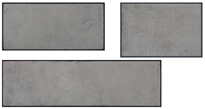 Uni-Fussmatten Schuhgrösse Cool-Grey – Bild 2