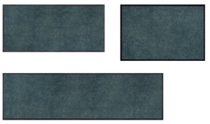 Schuhmatte Denim-Blue Grösse 40x60cm 35x75cm und 35x120cm