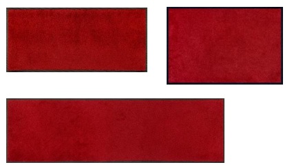 Uni-Fussmatten Schuhgrösse Regal-Red – Bild 2