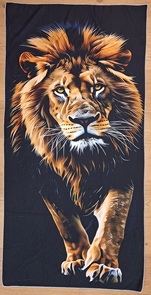 Mikrofaser Badetuch Löwe Grösse 78x160cm