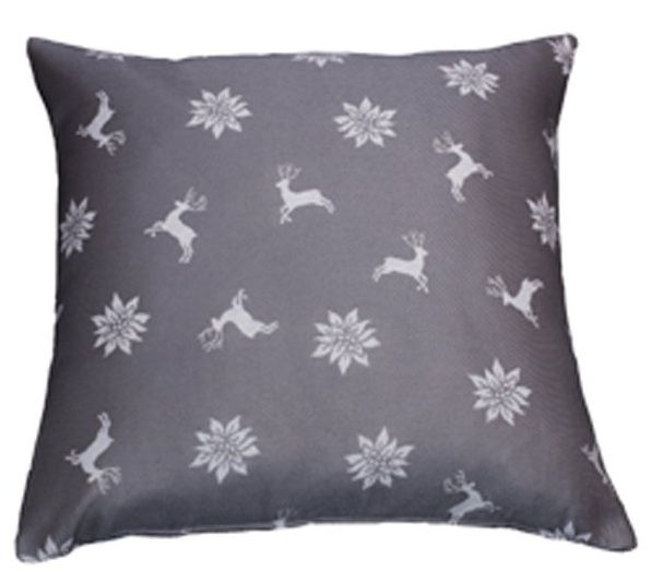 Dekokissen Alpenchic "Hirsch" Uni-Beige – Bild 3