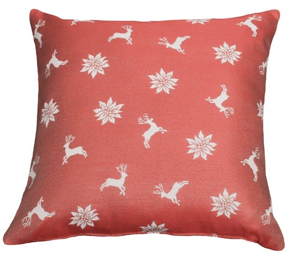 Dekokissen Alpenchic "Hirsch" Uni-Beige – Bild 5