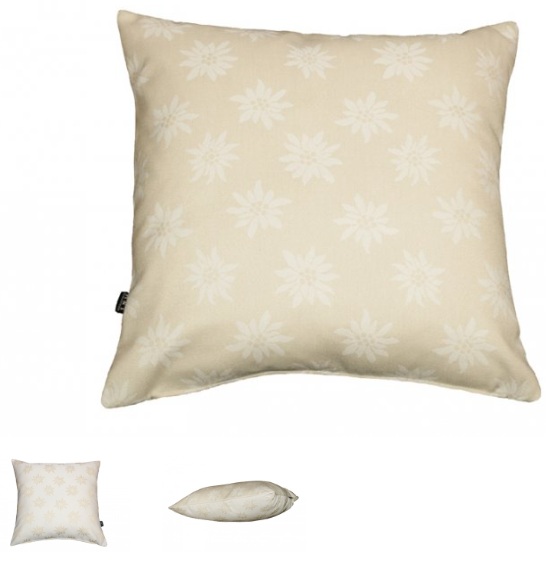 Dekokissen Alpenchic "Interlaken" mit Edelweiss – Bild 4