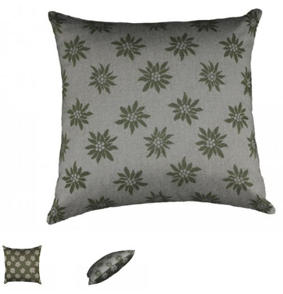 Dekokissen Alpenchic "Interlaken" mit Edelweiss – Bild 6