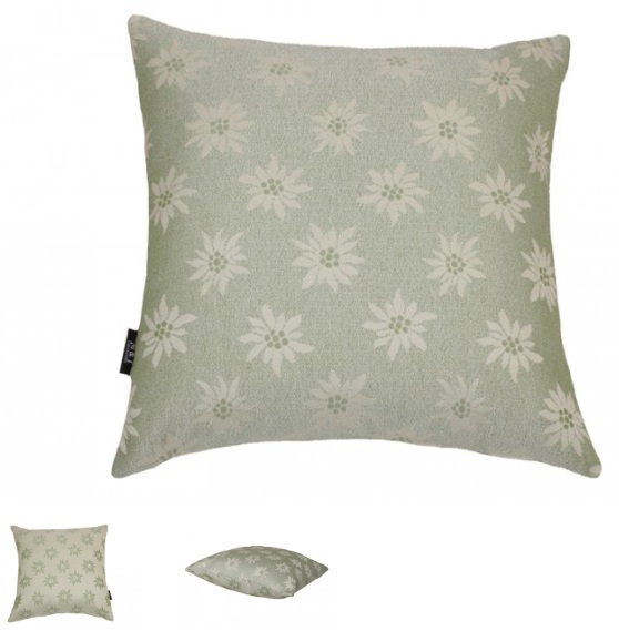 Dekokissen Alpenchic "Interlaken" mit Edelweiss – Bild 7