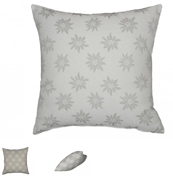 Dekokissen Alpenchic "Interlaken" mit Edelweiss – Bild 10