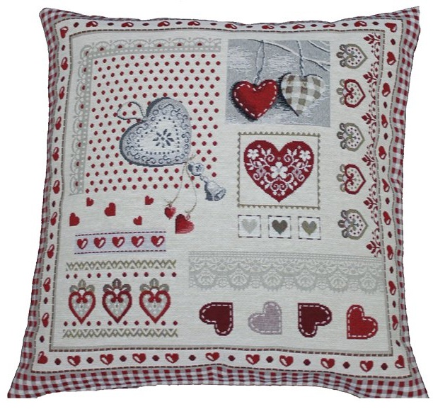 Dekokissen Alpenchic "Alpin Heart" – Bild 3