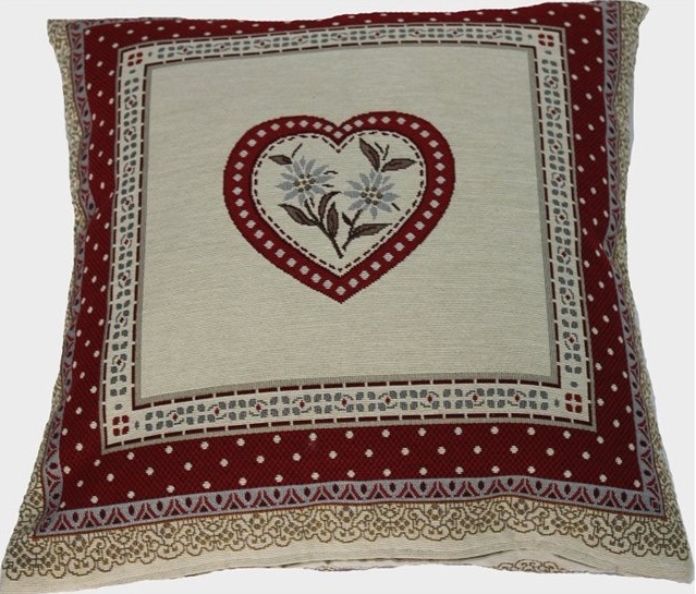 Dekokissen Alpenchic "Edelweiss" – Bild 3
