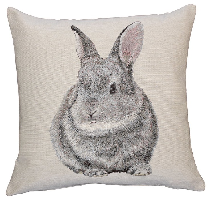Zierkissen "Bunny" 45x45 mit Hase – Bild 2