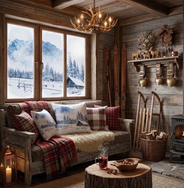 Tischkultur Alpenchic "Winter" – Bild 3