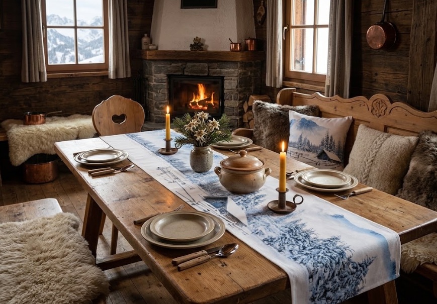 Tischkultur Alpenchic "Winter" – Bild 2